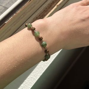 HANDMADE SEMI PRECIOUS STONE STRETCHY BRACELET SIZE SMALL